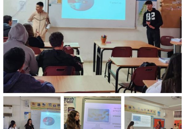 נציגי "שומרי המסך" מעבירים שיעורים בכיתות