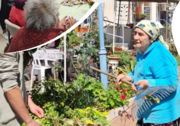 תלמיד כיתה י'7 מפרויקט "ילדי המלחמה" מתנדבים